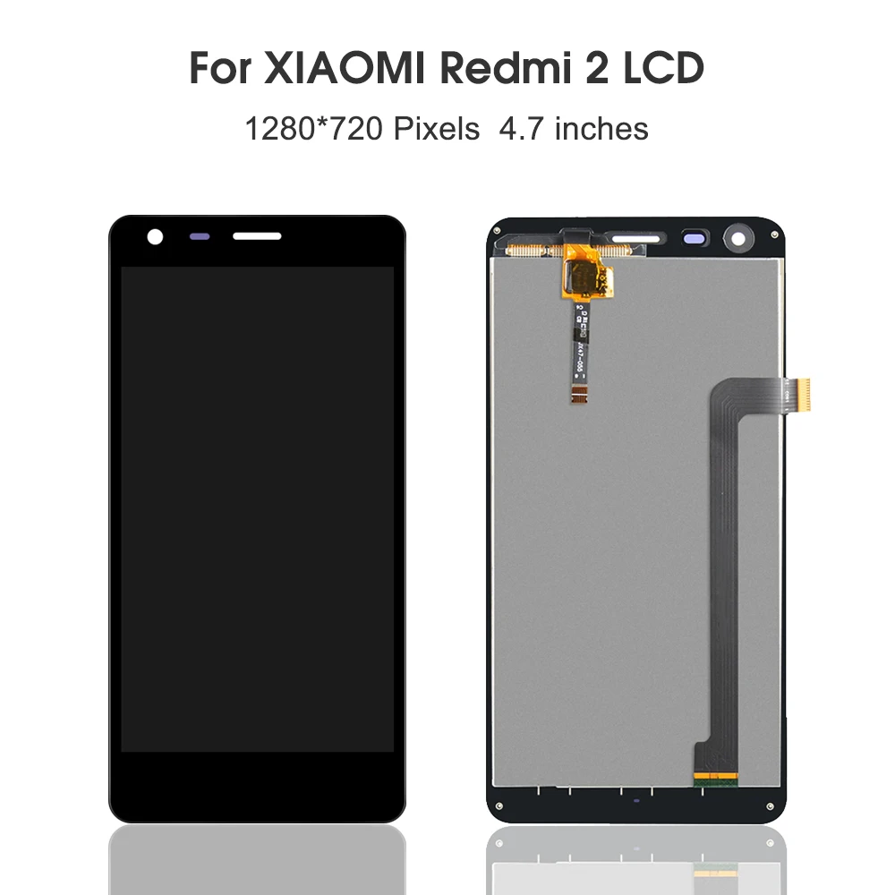 ЖК-дисплей для Xiaomi Redmi 2 2A 2 Pro, сенсорный ЖК-дисплей с рамкой, дигитайзер в сборе для Xiaomi Redmi 2, ЖК-дисплей