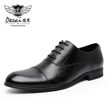 

Buffalo Italian Dress Men Shoes Pointed Toe British Style Oxfords Size Loafer Comfortable High Quality