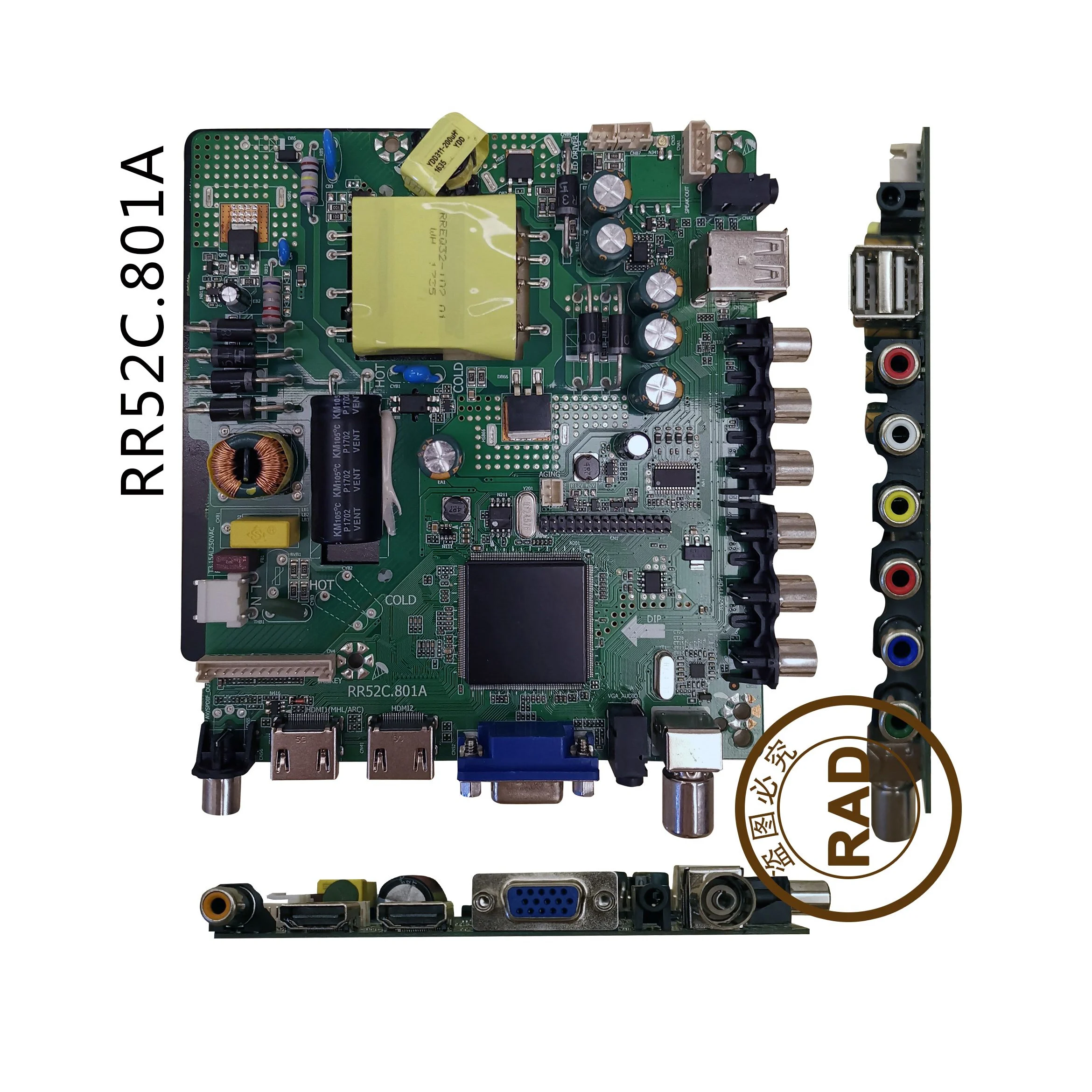 

New LCD TV driver board RR52C.801A please contact before purchase, otherwise it will not be delivered