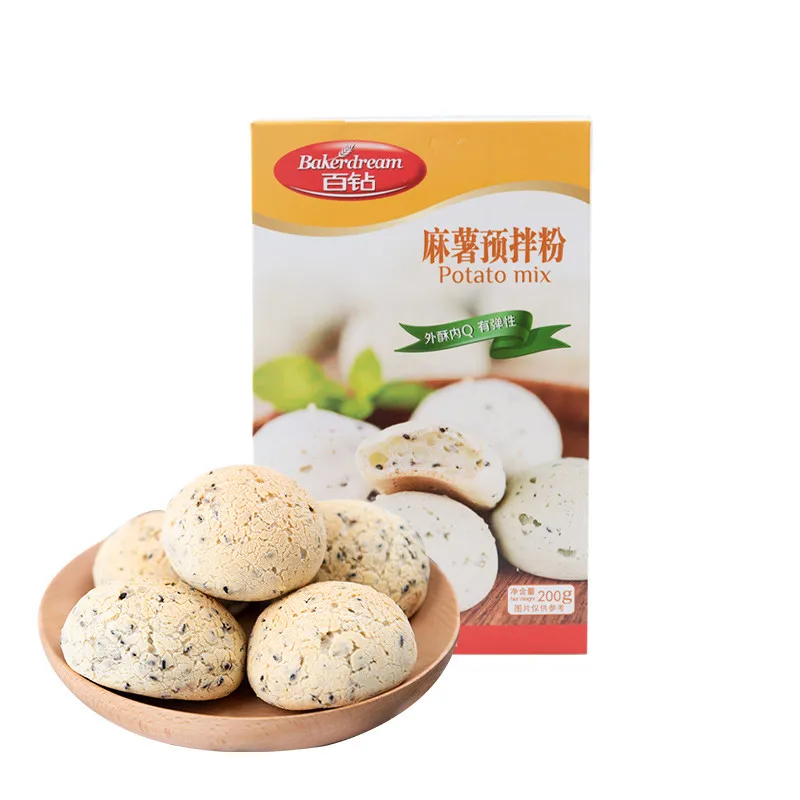 

Mashan premix powder 200g Maw potato bread powder Handmade homemade cake mochi baking ingredients