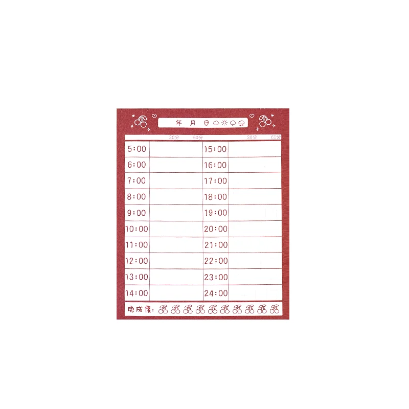 1 шт. мини-блокнот для заметок на 100 дней, простой планировщик, чтобы сделать список денежных записей для путешествий, книжные школьные принадлежности