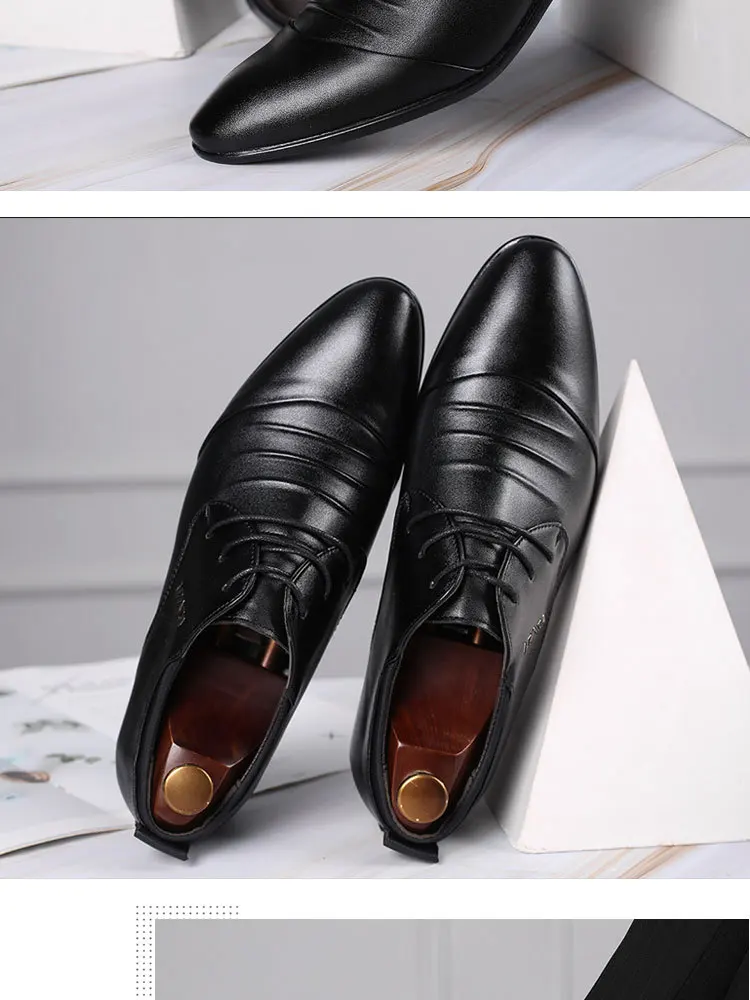 Reetene/мужские оксфорды; Роскошные брендовые нарядные туфли для мужчин; итальянские Модные мужские офисные туфли; кожаные мужские свадебные туфли