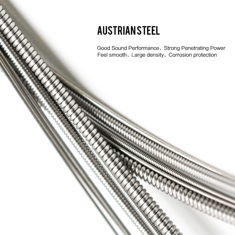 Orphee QE Series Strings For Electric Guitar Nickel Alloy Plated Professional Metal Guitar String Set Music Accessories