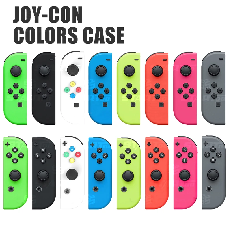 Сменный чехол накладка для shand Switch NS Joy Con контроллера JoyCons зеленый розовый белый