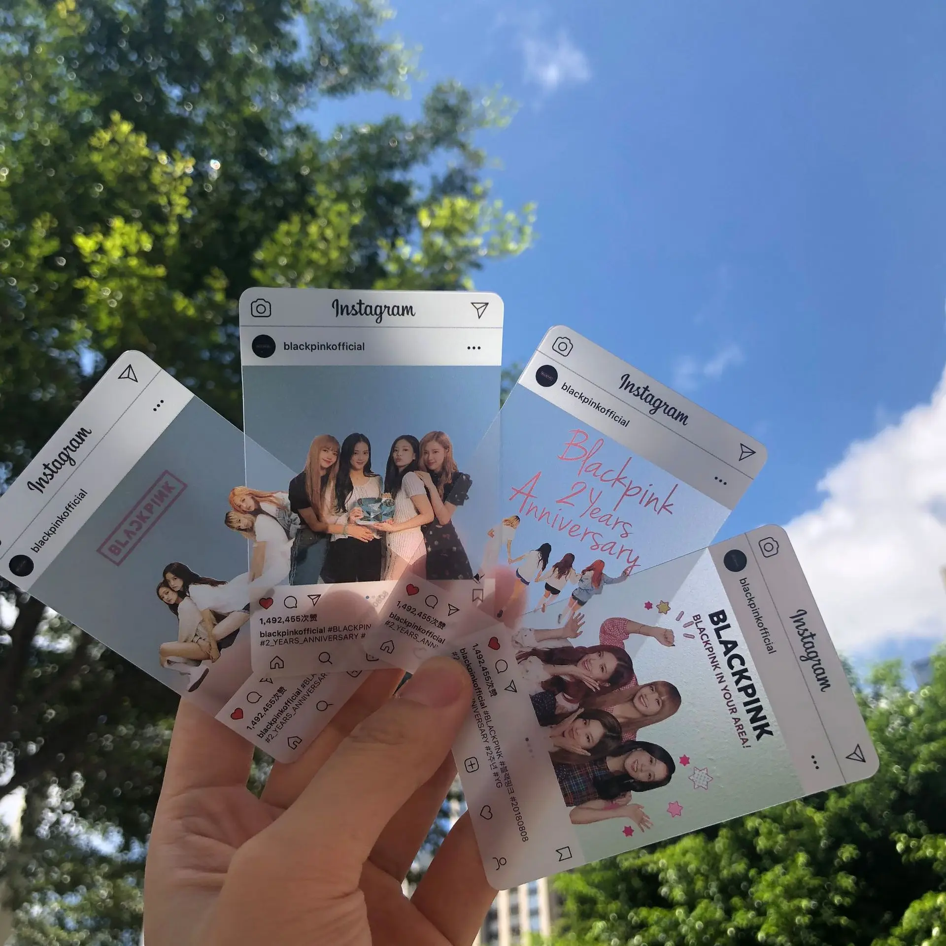 8 шт./компл. Kpop Blackpink фотоальбом ins прозрачный для девочек DIY бумажная фото карта для фанатов коллекция Дженни Лиза блэкрозовый