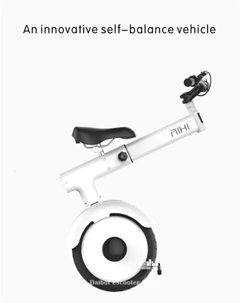 Daibot Electric Motorcycle Scooter One Wheel Self Balancing Scooters 800W 60V Somatosensory Foldable Monowheel Electric Unicycle (38)