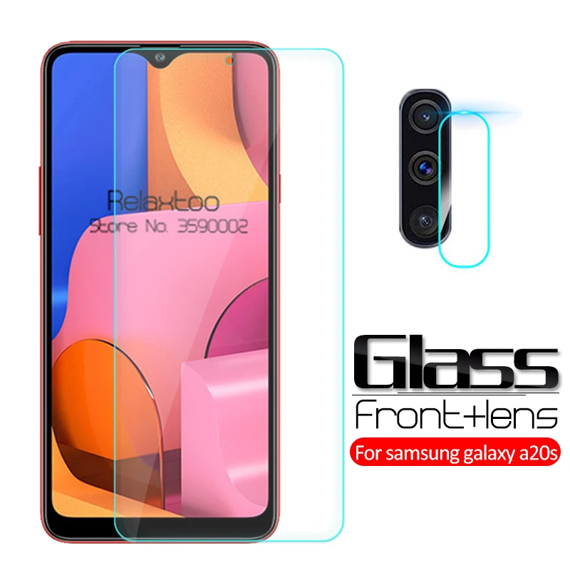 2 in 1 camera protective glass For samsung galaxy a20s a 20s a207F SM-A207F-DS 6.5inch tempered glas