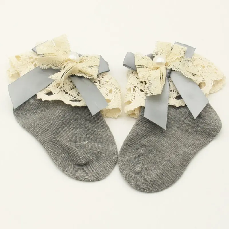 Носки для маленьких девочек милые хлопковые носки для новорожденных однотонные носки принцессы, подарки на день рождения для маленьких девочек от 0 до 12 месяцев