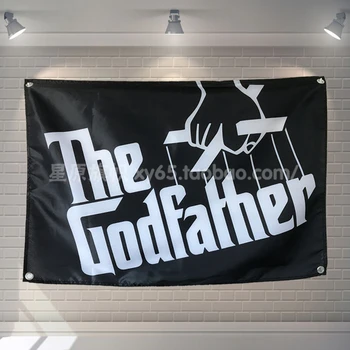 

"The Godfather" Movie Poster Banners Bar Cafe Hotel Theme Wall Decoration Hanging Art Waterproof Cloth Polyester Fabric Flags