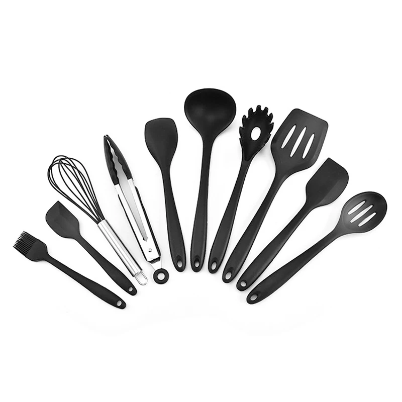 10/12 PCS Heat Resistant Silicone Cookware Set Nonstick Cooking Tools Kitchen Baking Tool Kit Utensils Kitchen Accessories