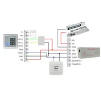 RFID Бесконтактный входной дверной замок ключ Pad система контроля доступа набор брелоков