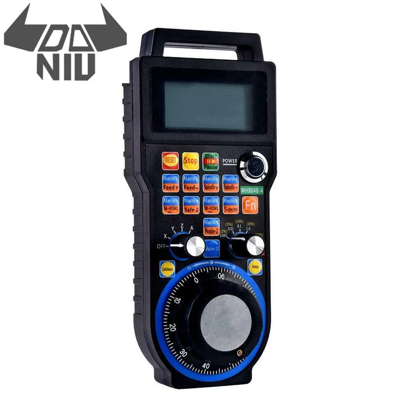 DANIU MACH 3 rueda de mano electrónica inalámbrica USB de 4 ejes CNC rueda de mano colgante MPG Han