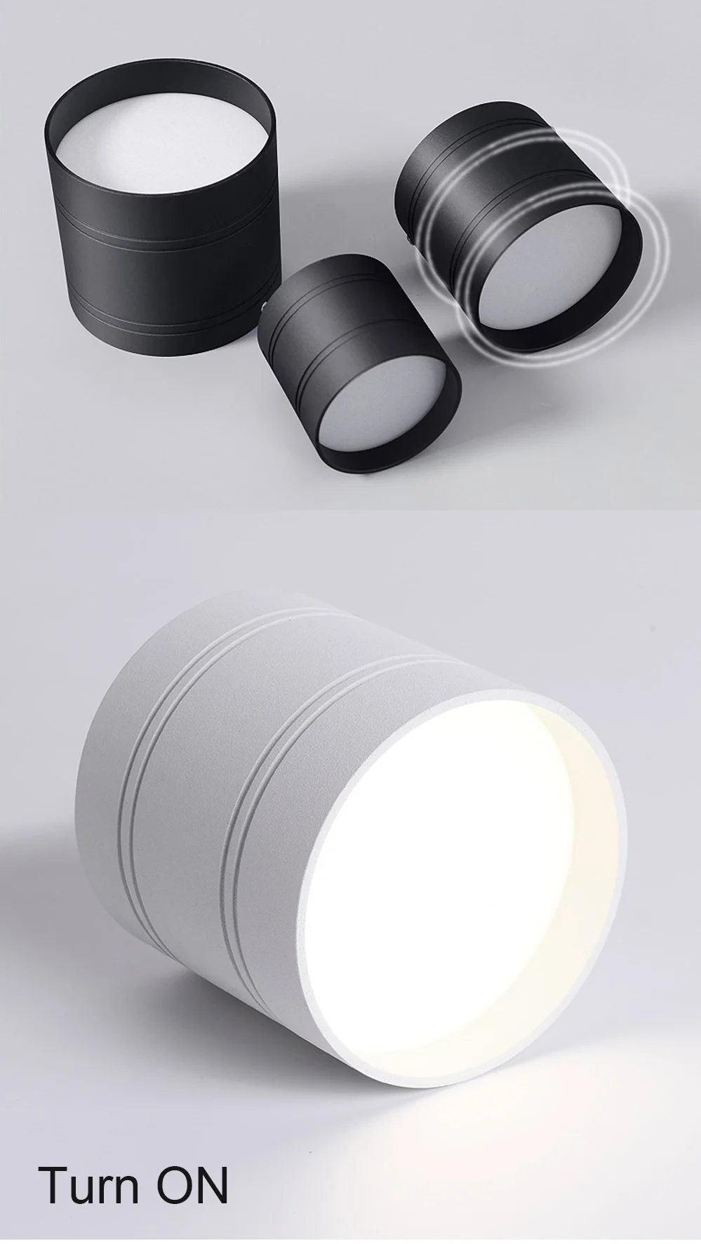 LED Downlight Ceiling Downlights dimmable 6w 12w 9W 15w 18W No opening lamps for Foyer/Balcony/ livingroom,kitchen,bedroom,Foyer