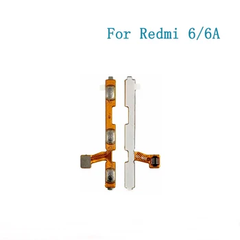 

50pcs/lot Volume Button Cable For Xiaomi Redmi 6/6A Switch Power On Off Key Volume Side Button Flex Cable Replacement