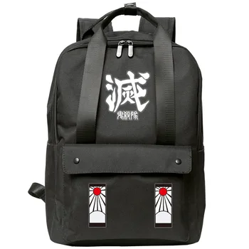 

Demon Slayer: Kimetsu No Yaiba Tanjirou Nezuko Zenitsu Inosuke Giyuu Backpack Student Business Leisure Youth Bag
