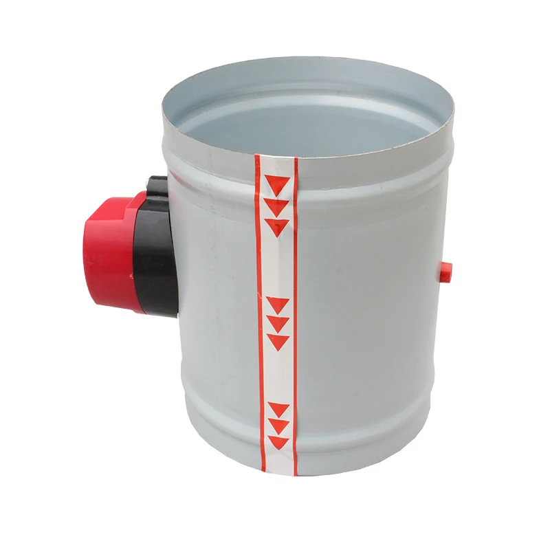 220V Galvanized Damper Electric Air Valve Motorized Check Valve for 3/4/5/6/8inch Pipe 80/100/125/150/200/250mm