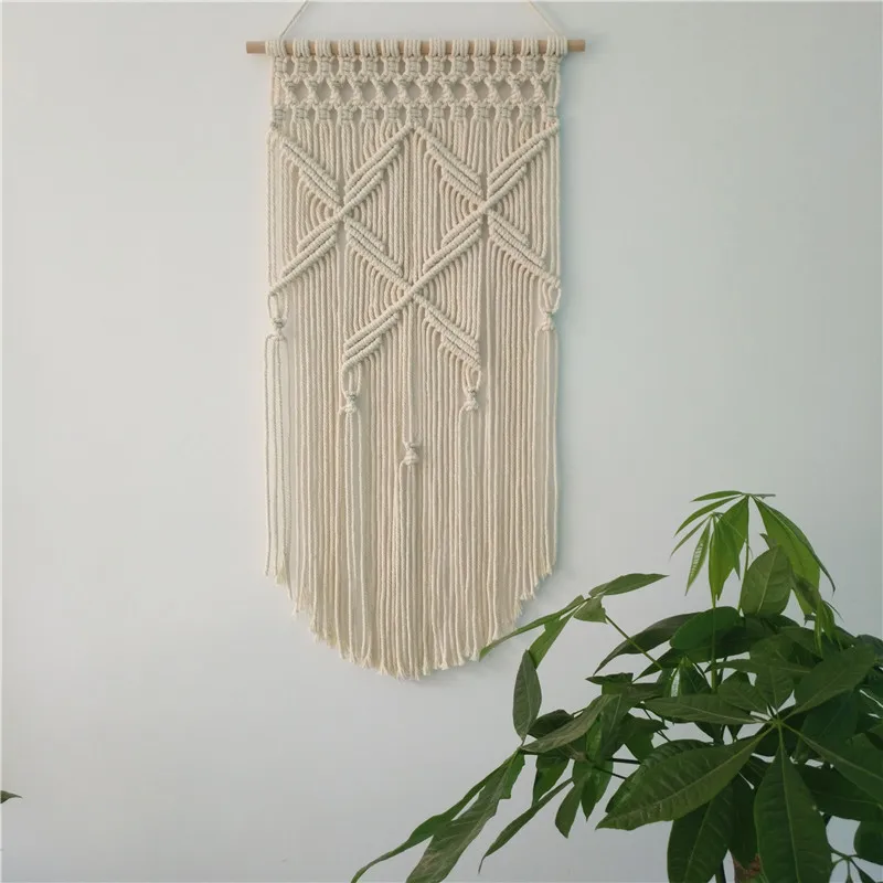 

Hand-woven Tapestry Wall Decorations Wall Decoration Household Decoration Bed & Breakfast Living Room Bedroom Decoration Wall Ha