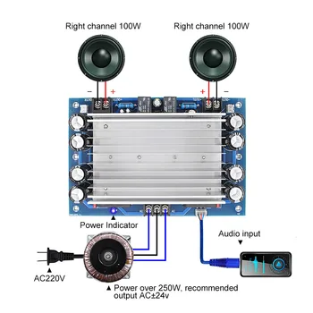 

SVOSMIOPUS TDA7293 HIFI Sound Amplifier Board 100Wx2 Amp DIY Stereo Speaker Power Amplifiers Home Theater