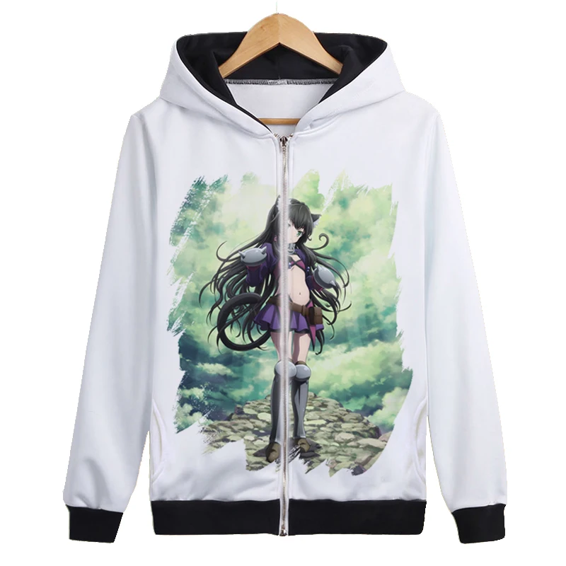 as the picture Аниме Isekai Maou to Shoukan Shoujo no Dorei Majutsu, костюм для косплея, толстовка с капюшоном, ежедневный костюм, карнавал, Хэллоуин - Цвет: as the picture