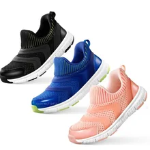 Новые легкие детские кроссовки youpin, высокая эластичность, EVA подошва, летающая ткачество, дышащая Беговая Нескользящая спортивная обувь