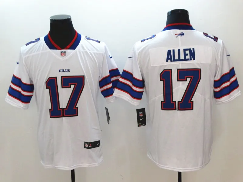 Синий Мужчины Buffalo Josh Allen Tremaine Edmunds Tre'Davious White LeSean McCoy Vapor Untouchable Limited игрок Джерси - Цвет: Синий