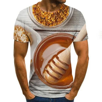 

2020 summer new men t-shirt 3D beautiful starry tree digital printing men's top tees casual short-sleeve o-neck loose tee shirtS