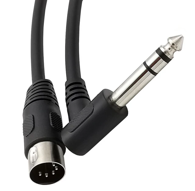 6.35mm (1/4 Inch)TRS Stereo Jack Audio Cable Din 5 Pin MIDI Male Plug High  Quality 0.2m/1.5m for Microphone - AliExpress