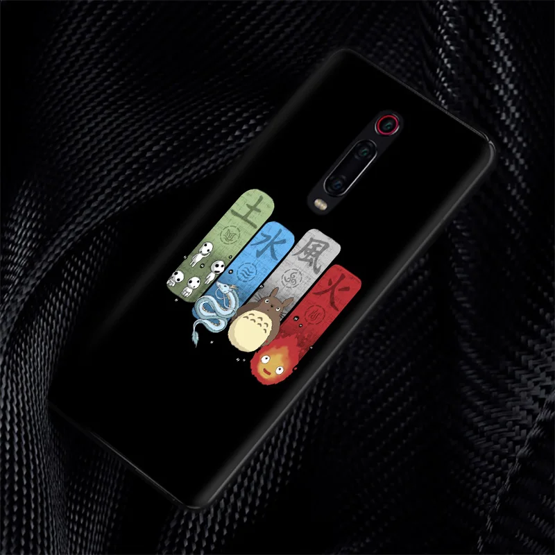 Силиконовый чехол-накладка для Xiaomi mi a1 A2 A3 8 Lite Play 9T CC9 Red mi Note 5 7 8 6A 7S Y3 K20 Pro Studio Ghibli Totoro