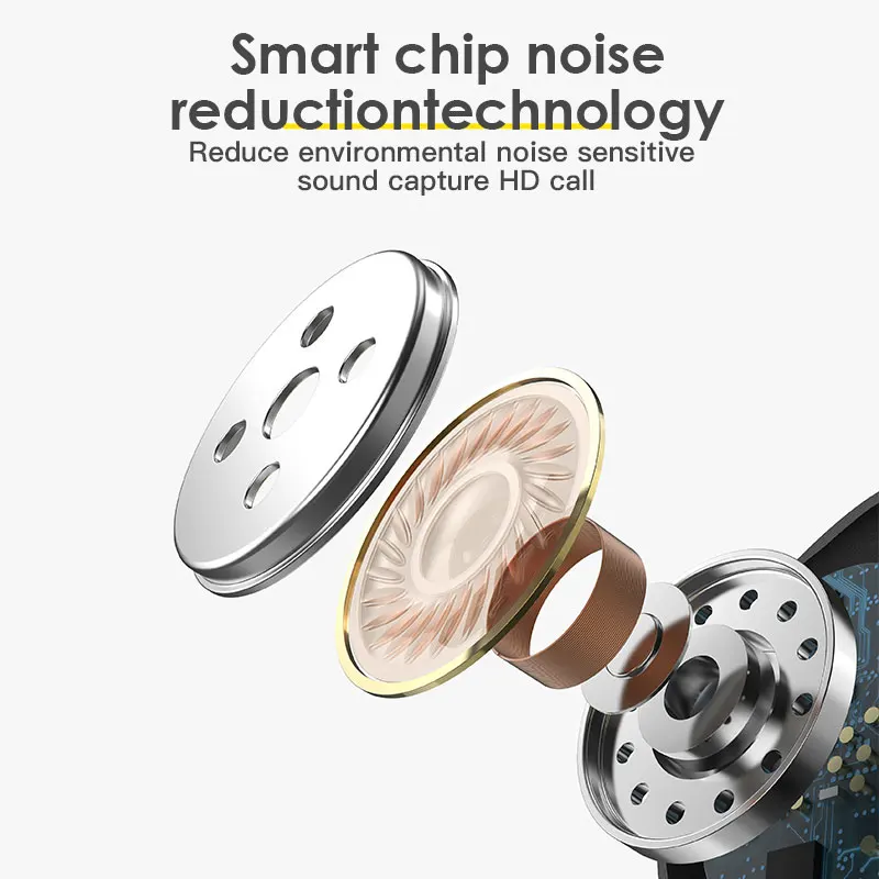 KUULAA TWS Bluetooth наушники беспроводные 5 0 свободные руки игровая гарнитура Blutooth в ухо