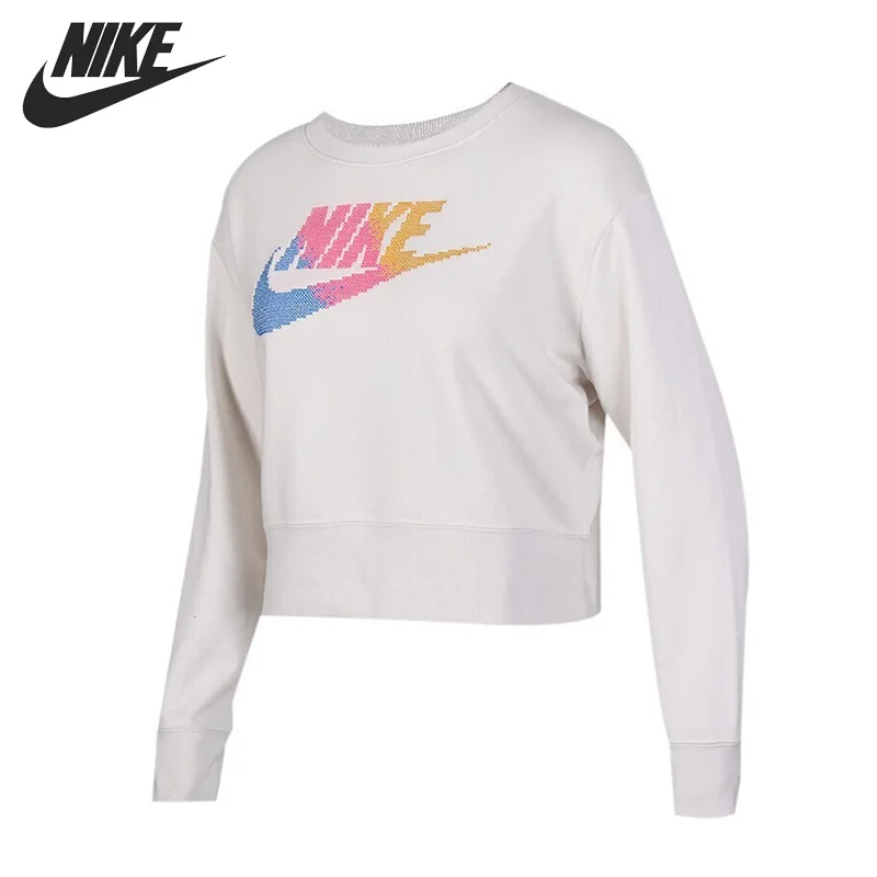 

Original New Arrival NIKE AS W NSW FTR FEM CREW FLC Women's Pullover Jerseys Sportswear