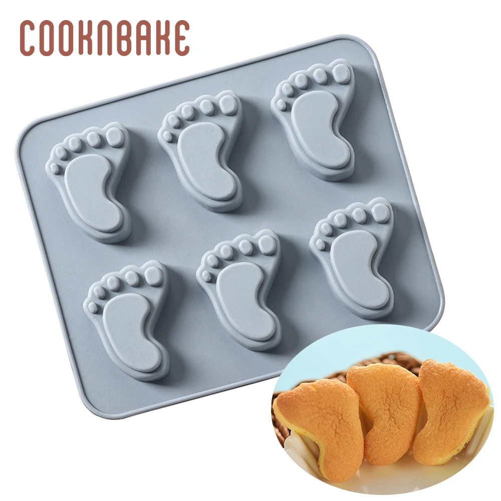 COOKNBAKE силиконовая форма для торта кондитерские изделия детской ноги Бисквитное
