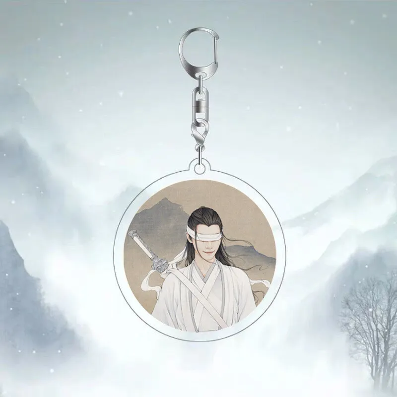 Untamed брелок Грандмастер демонического культивирования lan wangji Wei Wuxian акриловый брелок mo dao zu shi брелок llaveros