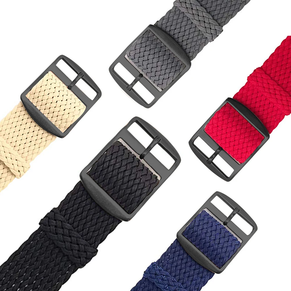 Nylon-Geweven-Horloge-Band-Kleurrijke-Vervanging-Gesp-Voor-Samsung-Gear-S3-voor-Xiaomi-Huami-Amazfit-Tempo