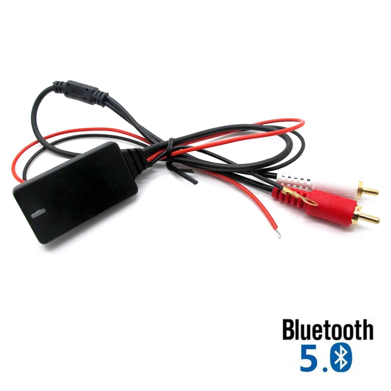 Универсальный Bluetooth 5 0 AUX модуль приемника 2 RCA кабель адаптер автомобильное радио