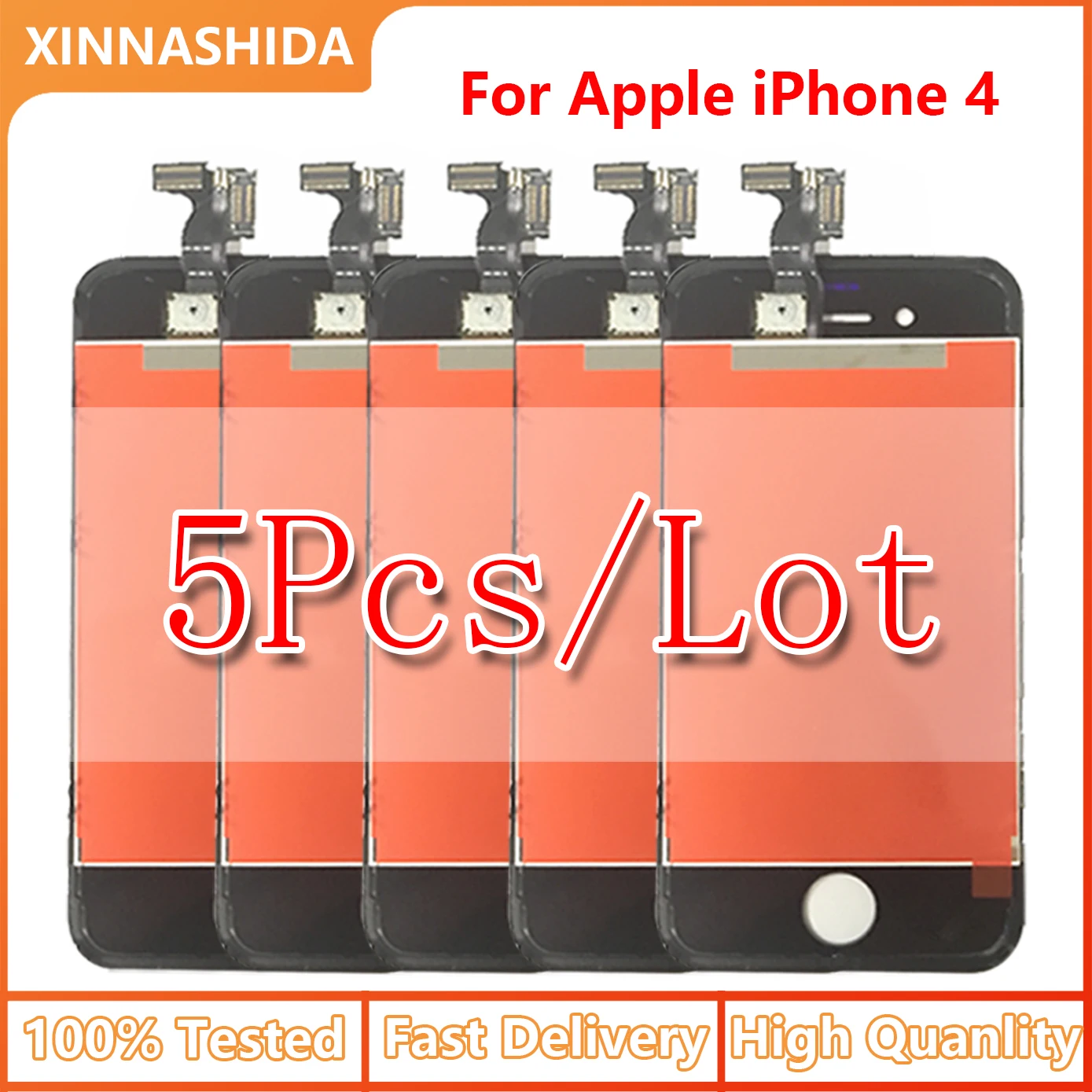 5 шт./лот ЖК-дисплей для Apple iPhone 4 сенсорный экран замены | Мобильные телефоны и