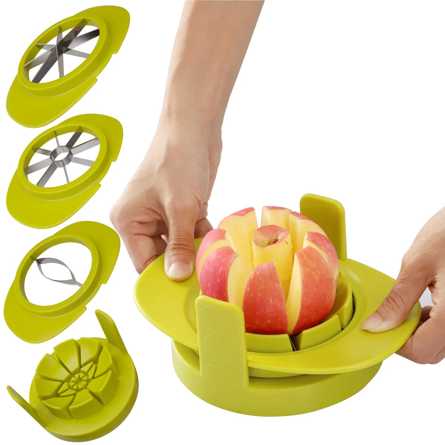 Details about   Stainless Steel Tomato Slicer Multifunction Fruit Apple Corer Mango Cutter 