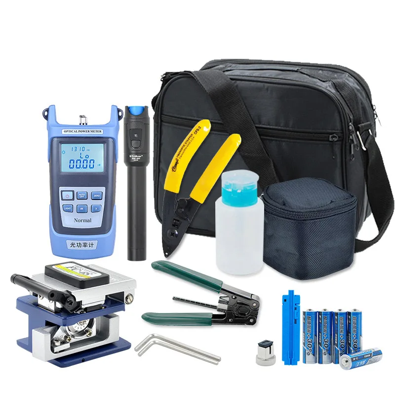 12 in 1 FTTH tool set Optical power meter with
