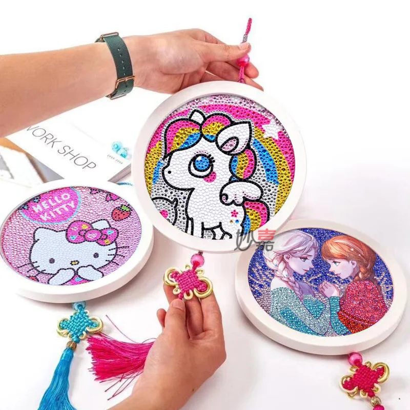 

DIY Diamond Painting Mosaic Kids Arts and Crafts Kits Kindergarten Toy Educational Creative Toys for Girls Gift Puzzle toys