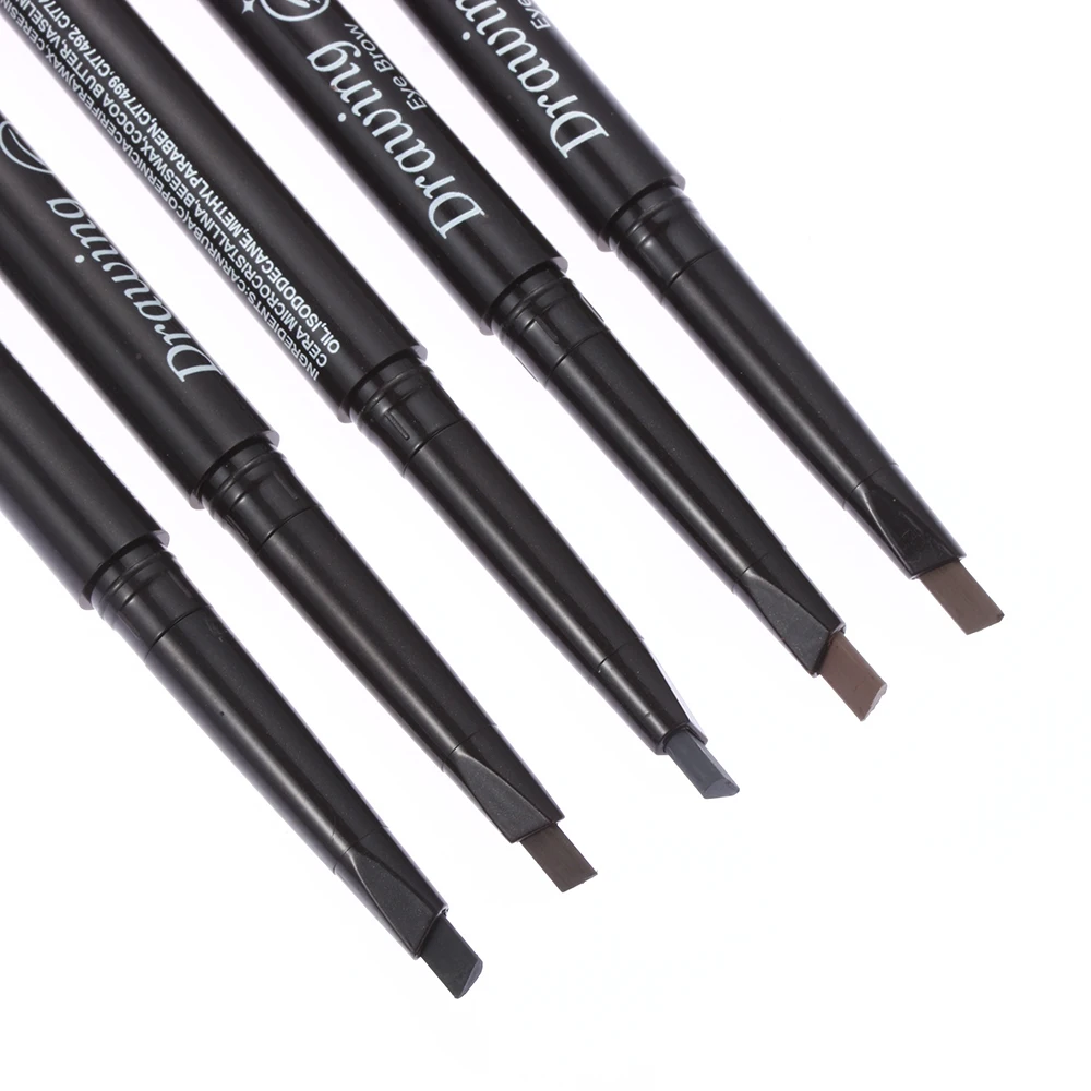1Pc Double Head Eyebrow Tattoo Liner Pencil Tint Longlasting Waterproof Drawing Eye Makeup Eyebrow Enhancer Pen