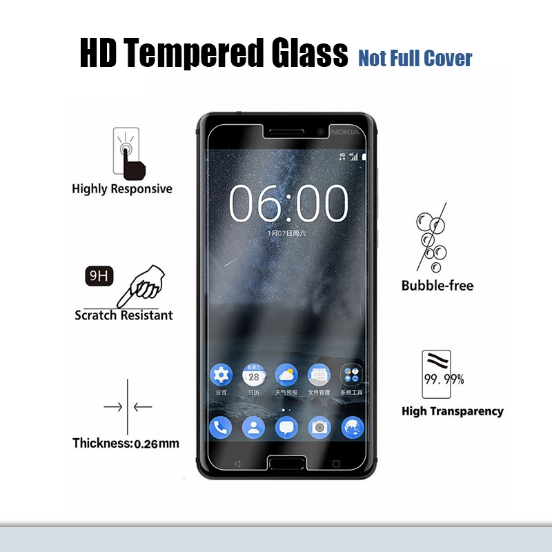 Закаленное стекло для смартфона Nokia C1 C2 C5 Tava Tennen Endi Lumia 635 640 950 1 3 2 5 8 5G|Защитные