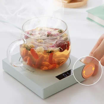 

LED Digital Display Heating Coaster Universal 5-Speed USB Plug-in Mug Mat Keep Drink Warm Heater Mugs Coaster For Office Home