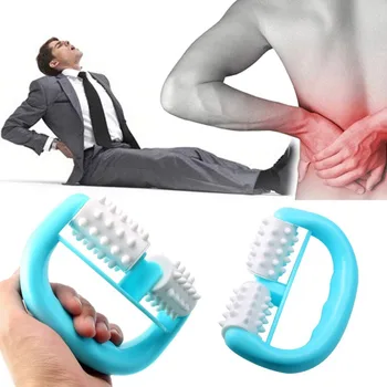 

HOT Handheld Full Body Anti Cellulite Massage Cell Roller Massager Mini Wheel Ball Foot Hand Body Neck Head Leg Pain Relief