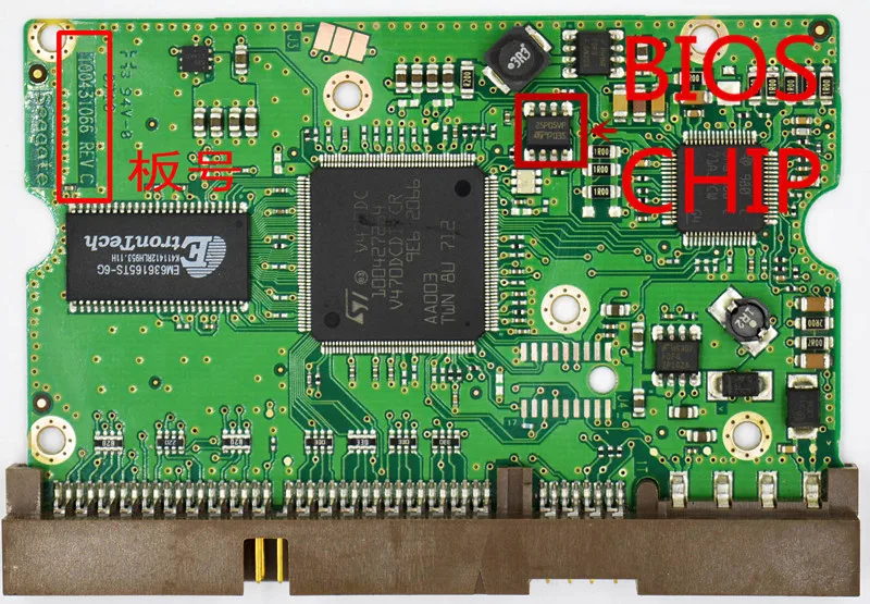 Материнская плата Seagate HDD PCB 100431066 REV C / 100431059 100431060/для 3 5 IDE/PATA hdd восстановление
