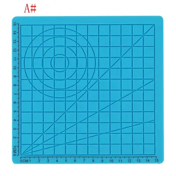 

3D printing pen accessories Green children's puzzle Drawing Board Silicone Mat Kids Educational With 2 Finger Caps #0115