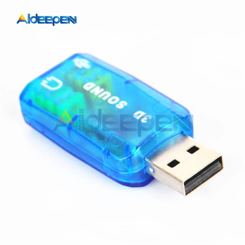 Чипсет CM108 с USB 2 0 на 3D звуковую карту АДАПТЕР ВИРТУАЛЬНОЙ звуковой карты 5 1