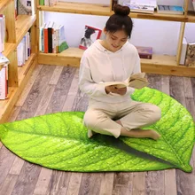 Современный ковер, нескользящий коврик, зеленые листья, форма цветка, коврик для пола, коврики для дома, спальни, коврик HTQ99