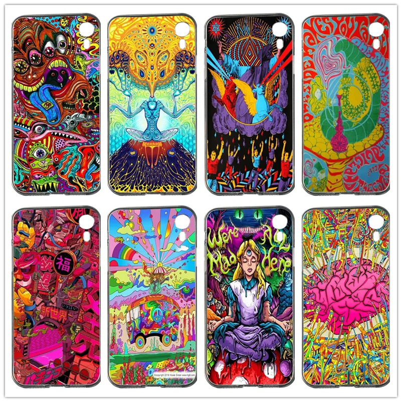 

Phone Case Cover For Soft TPU iphone 4 4S 5 5S SE 5C 6S 6 7 8 Plus X XR XS Max Psychedelic