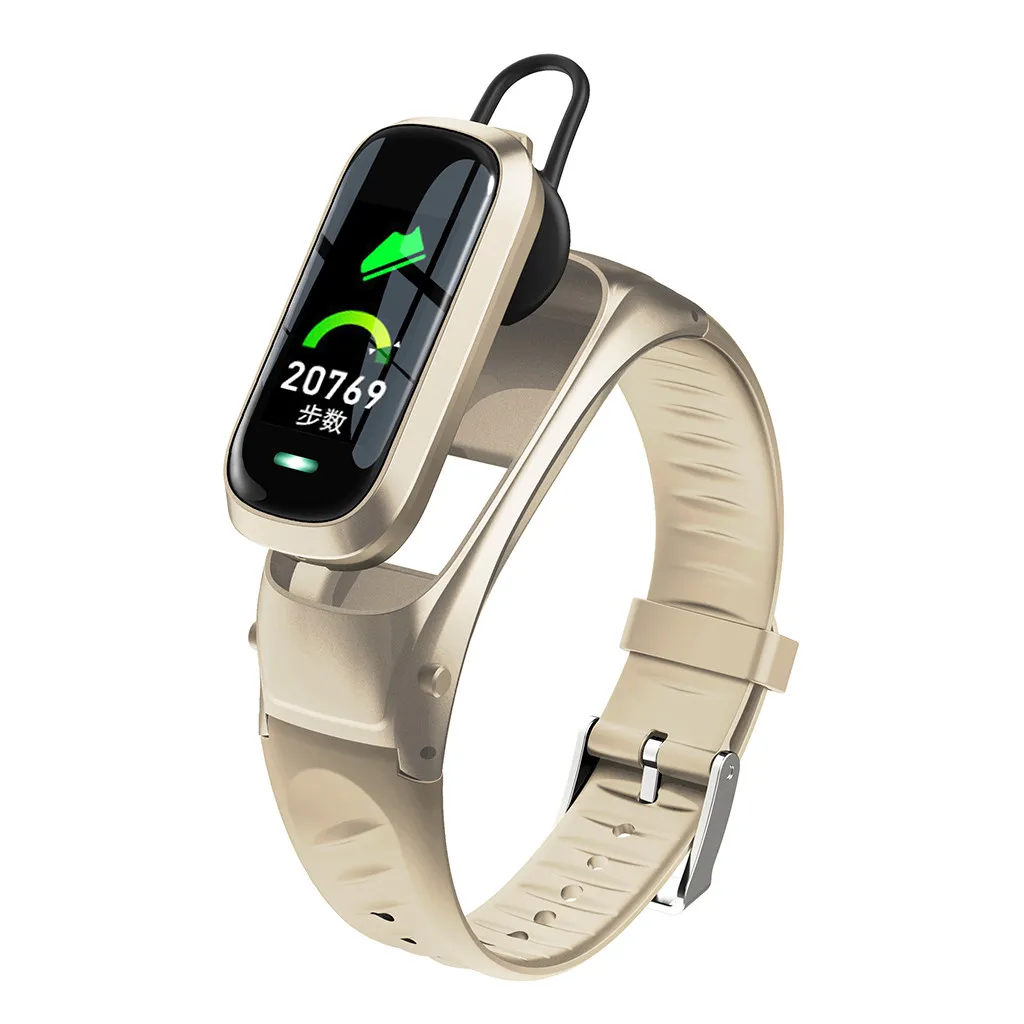 Лучшие продажи продуктов Смарт часы для Android iOS гарнитура 2 в 1 Спортивные Калории Браслет Смарт часы поддержка дропшиппинг