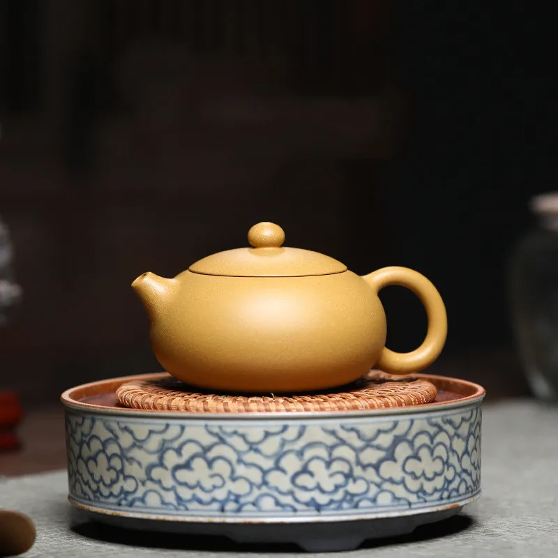 Китайский подлинный чайный горшок Yixing фиолетовая глина xi shi классический чайник