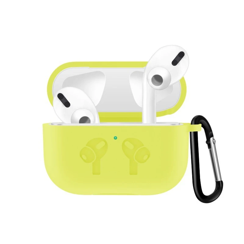 Для air pods pro Чехол для airpods pro airpod pro airpodspro чехол s чехол на airpogs 3 поколения силиконовый защитный чехол - Цвет: yellower